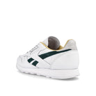 Reebok classic leather White / Gold Metallic / Forest Green  Close-up | Overkill