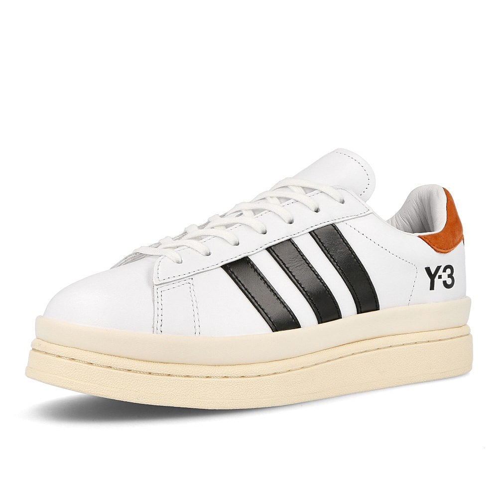 Y-3 hicho Core White-Black-Red Sneakers  Close Up | Overkill