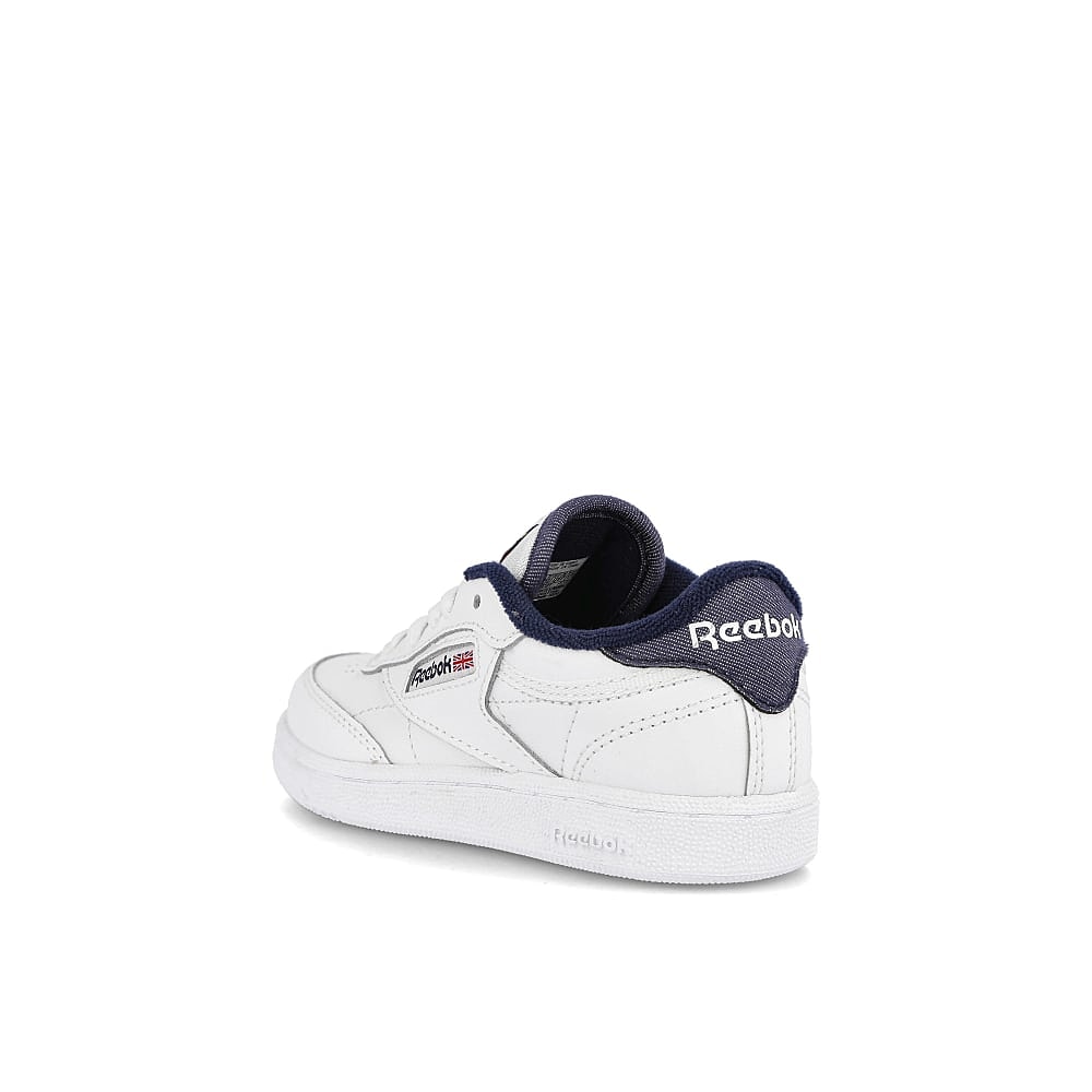Reebok club c 85 kids White / Vector Navy / White  Close-up | Overkill