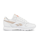 Reebok Wmns Classic Leather White / Aura Orange / Ceramic Pink Low Top Sneakers  Silhouette | Overkill