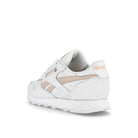 Reebok Wmns Classic Leather White / Aura Orange / Ceramic Pink Low Top Sneakers  Material | Overkill
