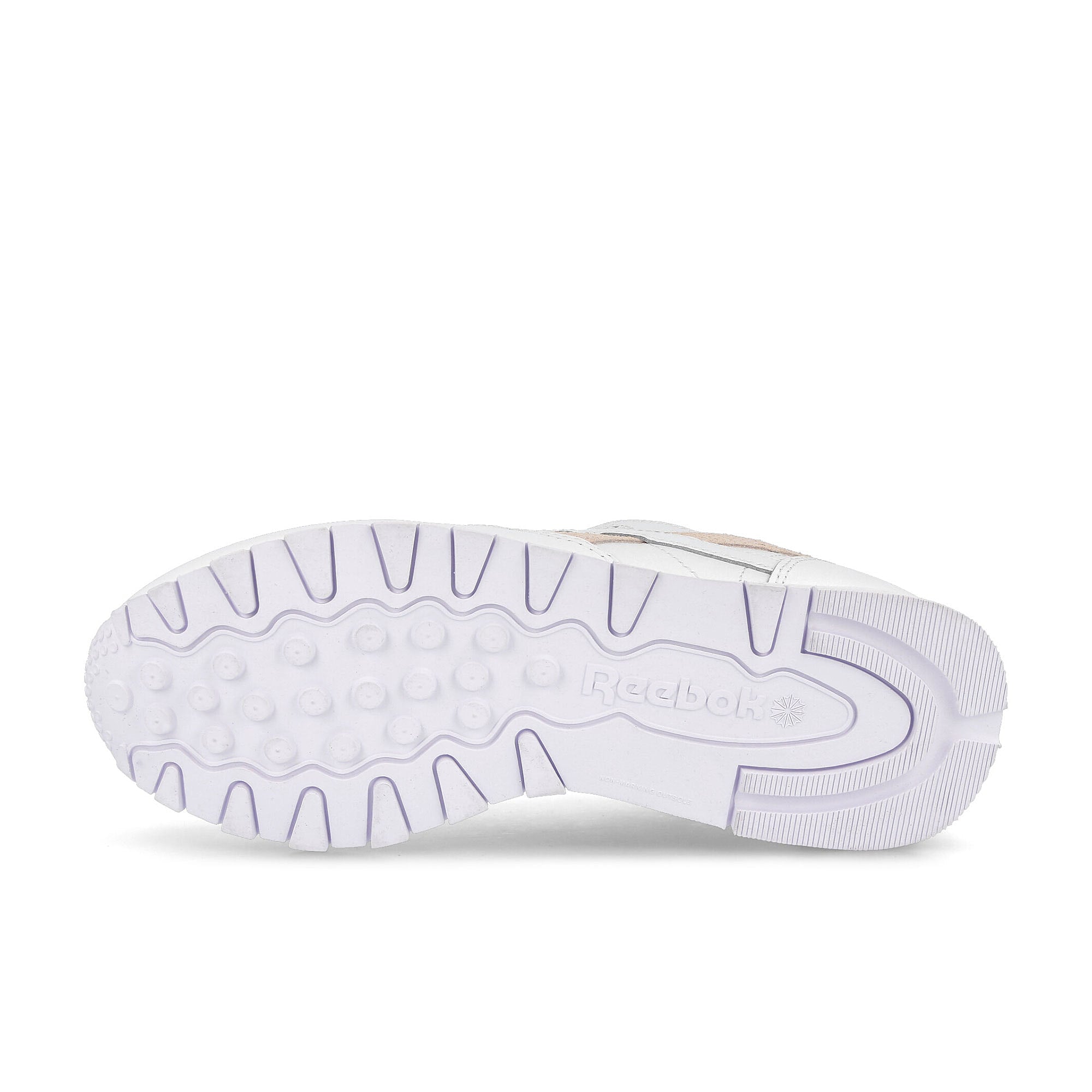Reebok Wmns Classic Leather White / Aura Orange / Ceramic Pink Low Top Sneakers  Detail View 1 | Overkill