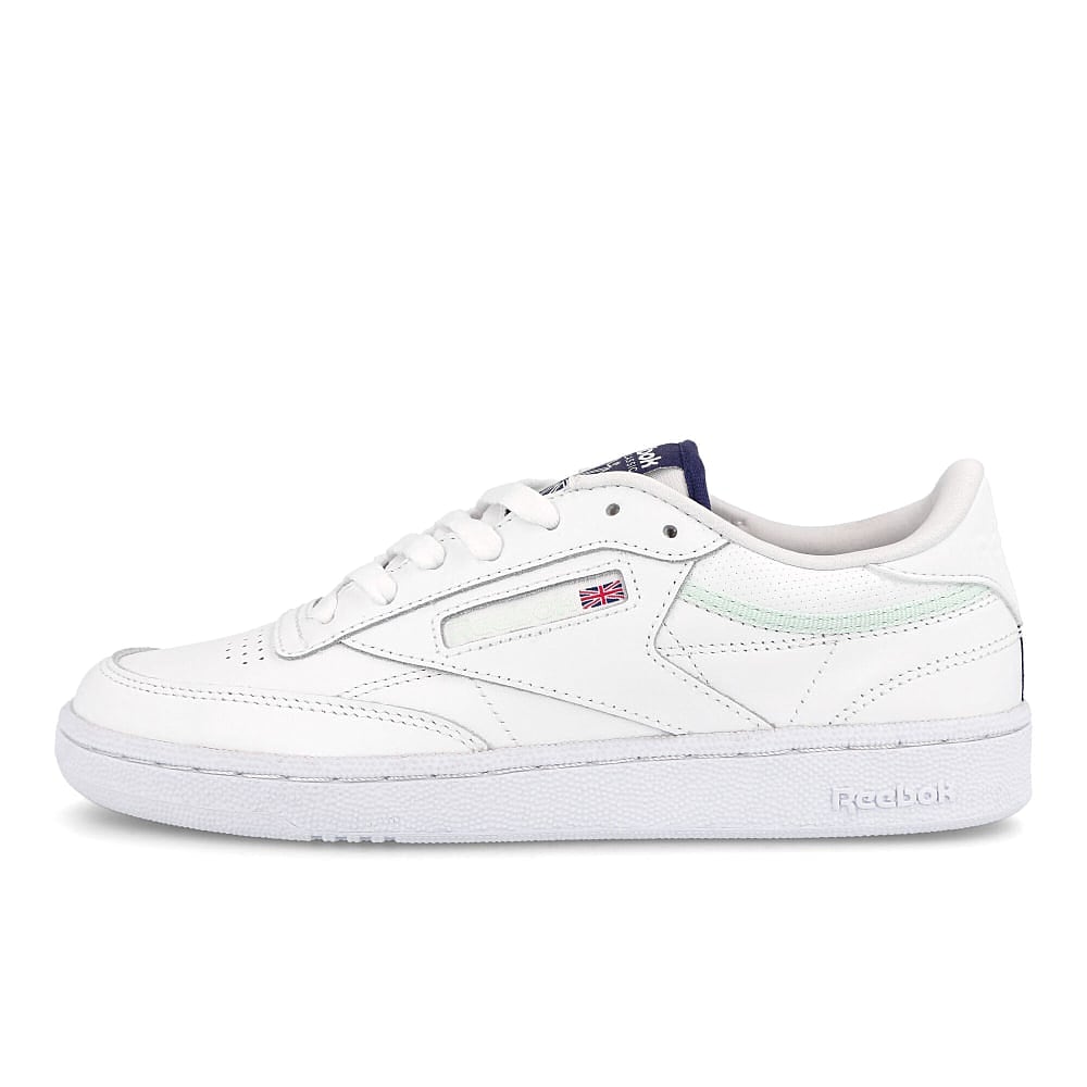 Reebok wmns club c 85 Footwear White / Dark Orchid / Aqua Dust Low Top Sneakers FX3031 | Overkill