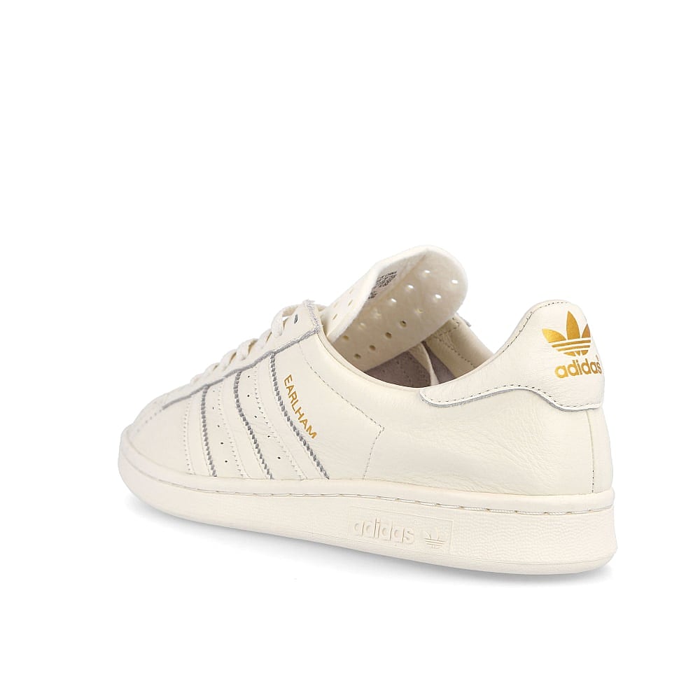 adidas earlham Off White-Off White-Gold Metallic Sneakers  Material | Overkill