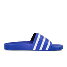 adidas adilette Glory Blue / Footwear White / Glory Blue   Material | Overkill