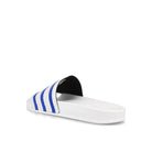 adidas adilette Footwear White / Glory Blue / Footwear White  Close-up | Overkill