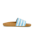 adidas wmns adilette Hazy Sky / Core White / Core White   Material | Overkill