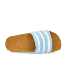 adidas wmns adilette Hazy Sky / Core White / Core White  Detail view 1 | Overkill