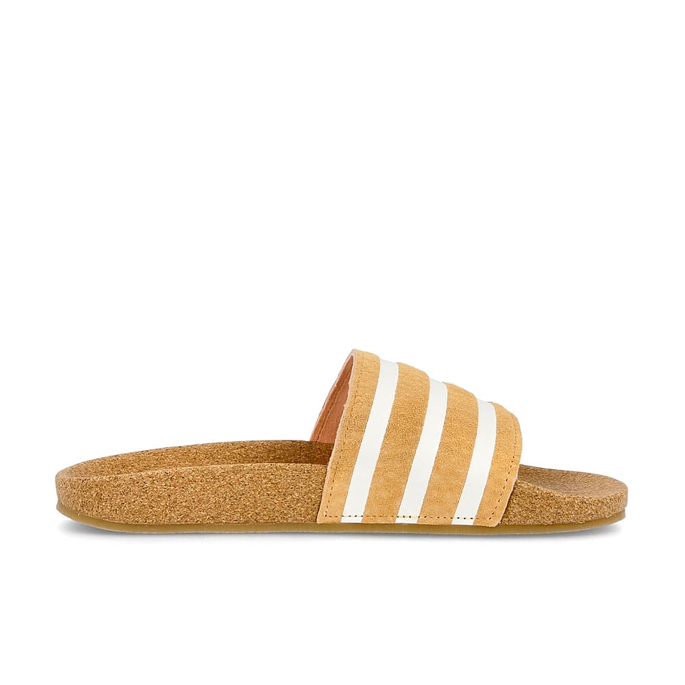adidas wmns adilette Acid Orange / Core White / Core White   Material | Overkill