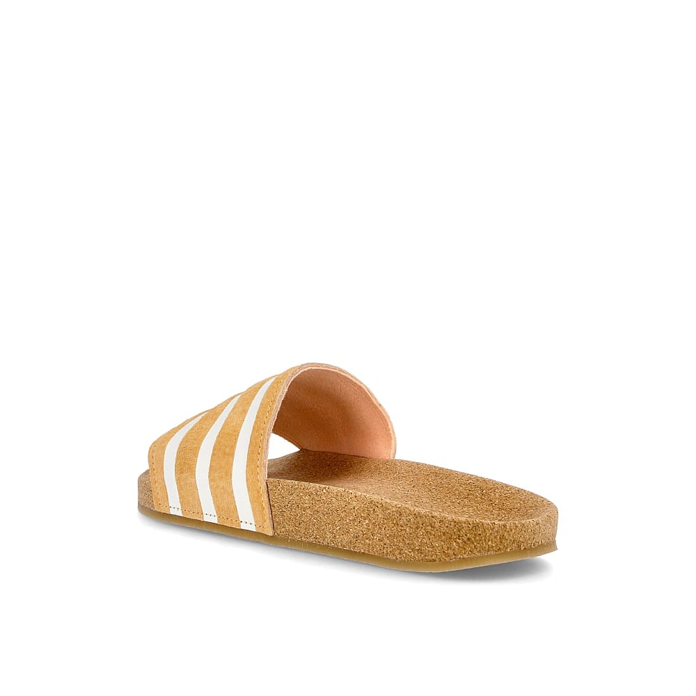 adidas wmns adilette Acid Orange / Core White / Core White  Close-up | Overkill