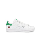 adidas stan smith junior Footwear White / Footwear White / Vivid Green   Material | Overkill