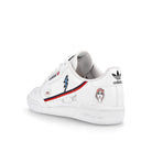 adidas continental 80 junior Footwear White / Collegiate Navy / Scarlet  Close-up | Overkill
