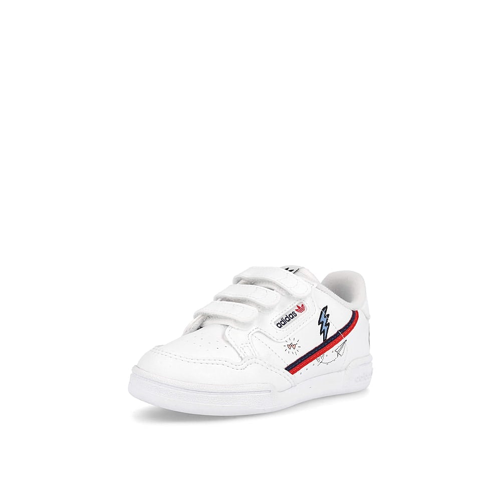 adidas continental 80 cf infants Footwear White / Collegiate Navy / Scarlet  Detailfoto | Overkill