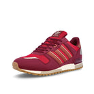 adidas zx 700 Scarlet-Wild Sepia-Collegiate Burgundy Sneakers  Close Up | Overkill