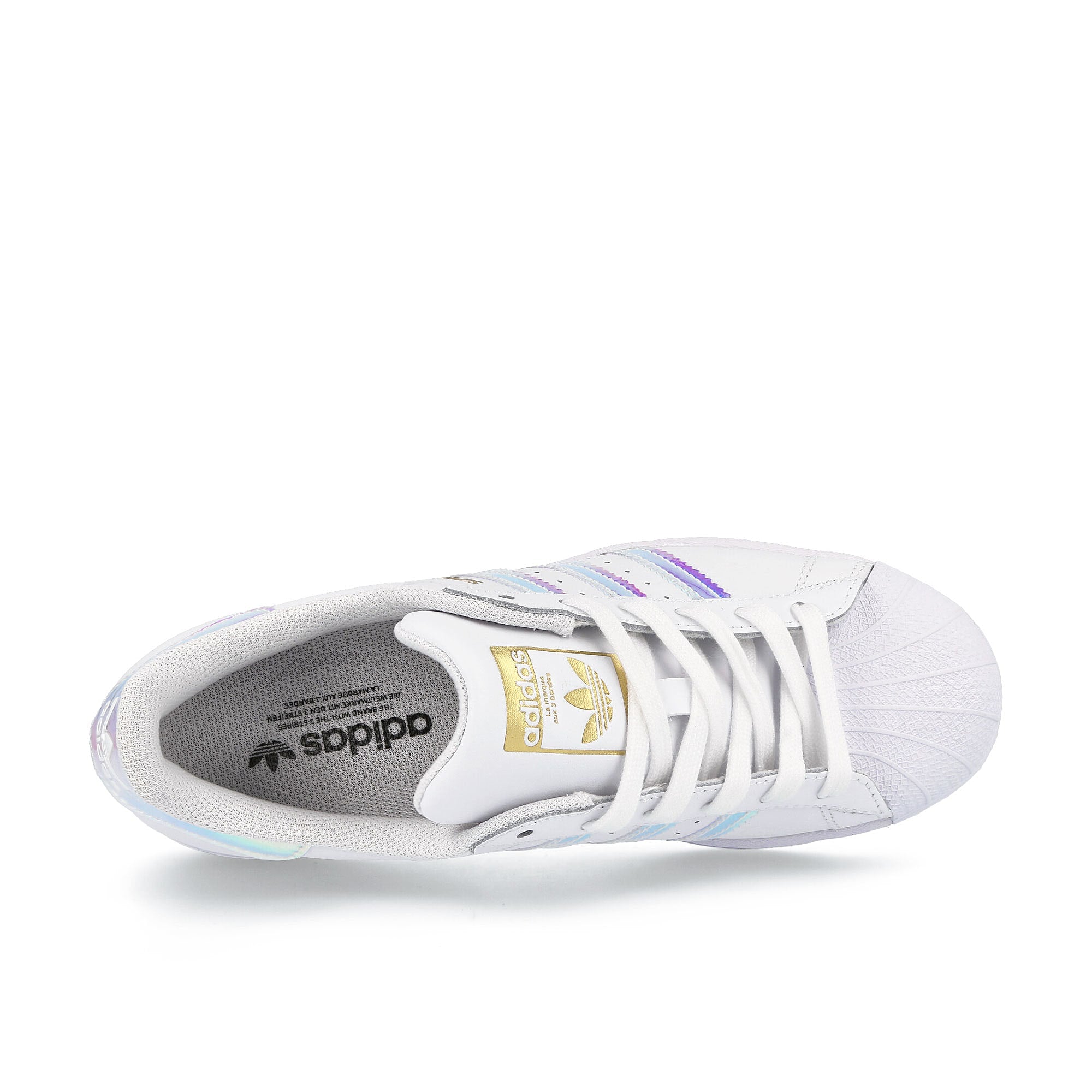 adidas wmns superstar Footwear White / Gold Metallic / Core Black  Detail view 1 | Overkill