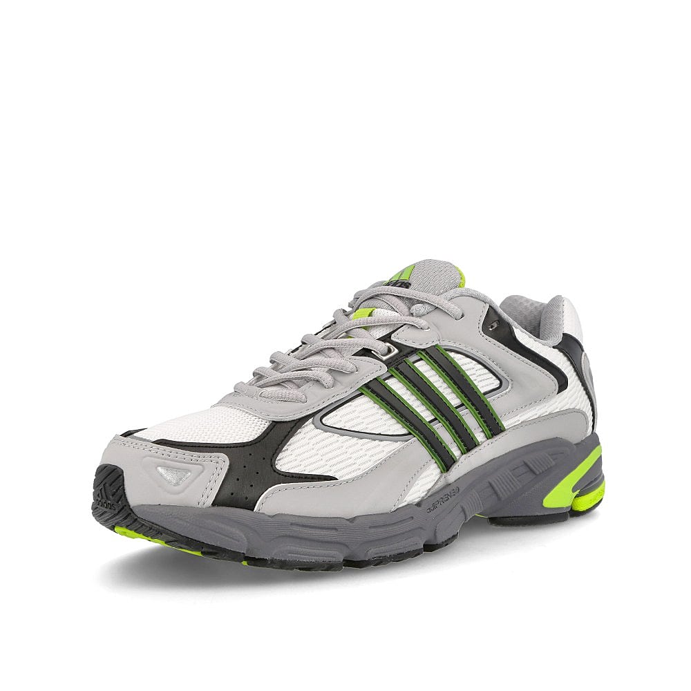 adidas Response CL Footwear White-Core Black-Semi Solar Slime Sneakers  Close Up | Overkill