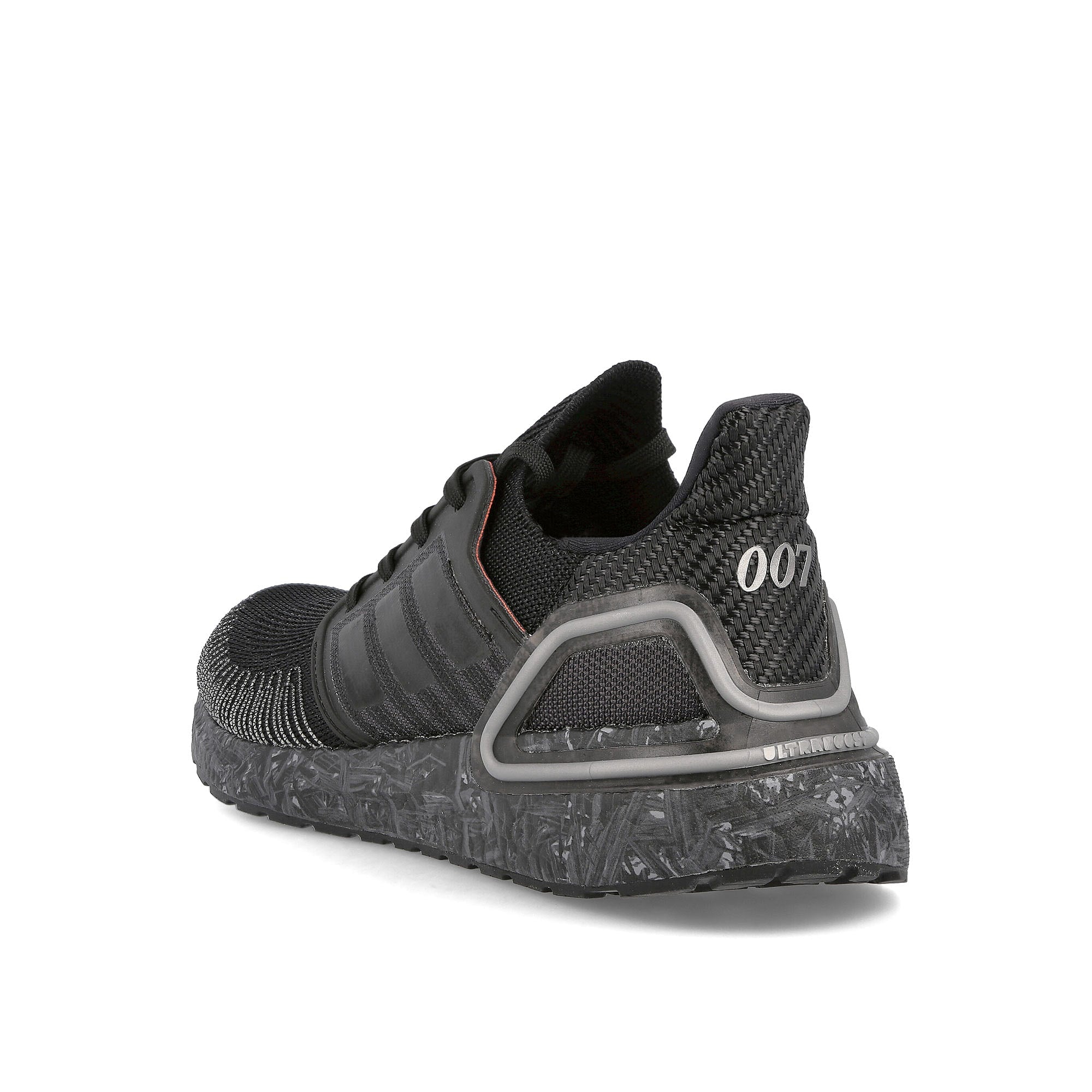 adidas James Bond x adidas Ultraboost 20 Core Black-Core Black-Iron Metallic Sneakers  Material | Overkill