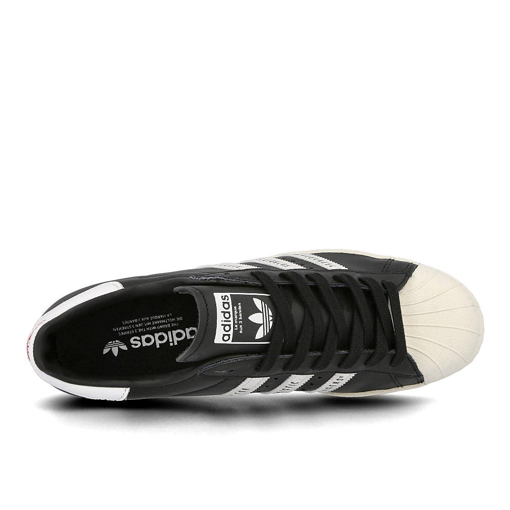 adidas Pharrell Williams x adidas Superstars 80s Human Made Core Black-Footwear White-Off White Sneakers  Detailfoto | Overkill