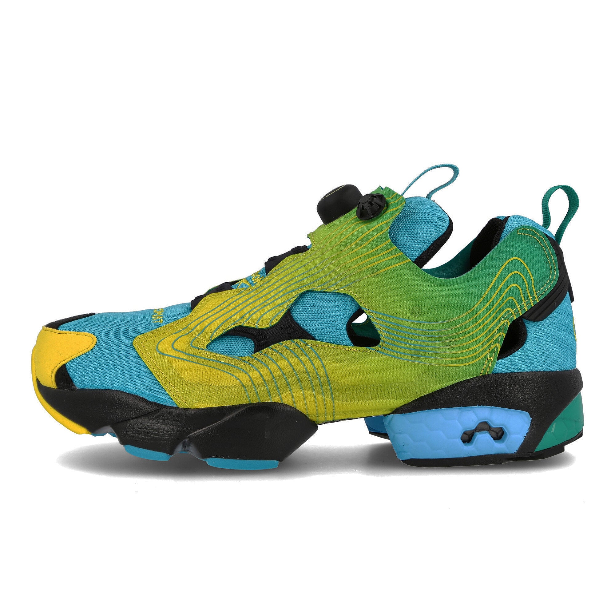 Reebok Chromat x Reebok Instapump Fury Emerald / Alert Yellow / Glacier Blue  FY0825 | Overkill