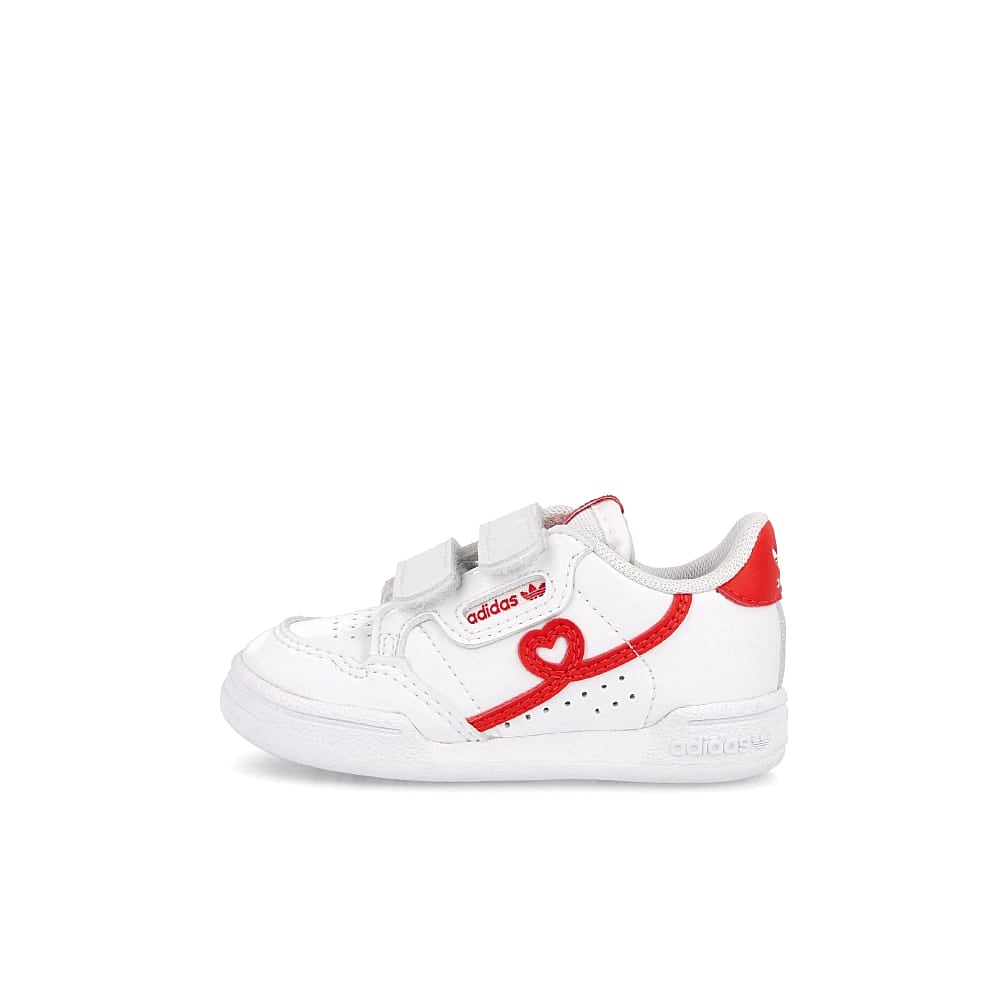 adidas continental 80 cf infants Footwear White / Vivid Red / Footwear White  FY2580 | Overkill