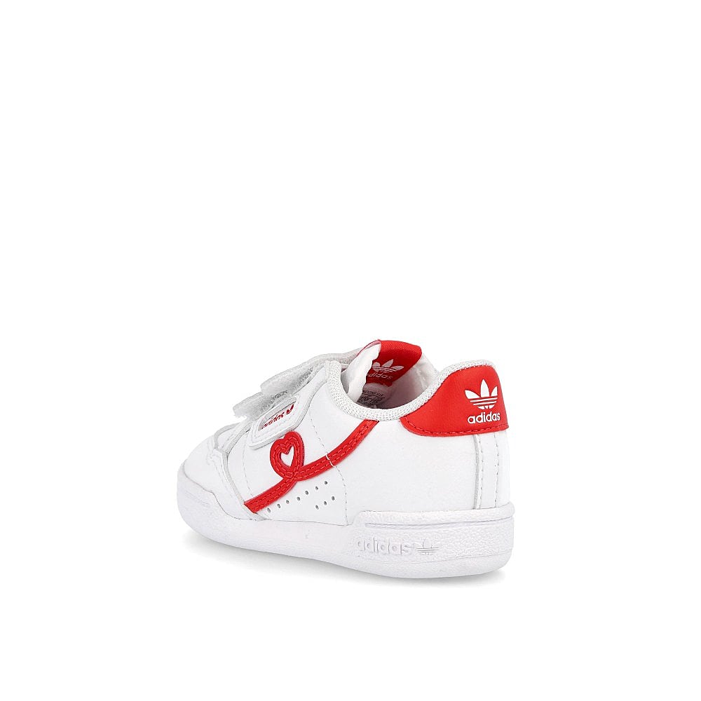 adidas continental 80 cf infants Footwear White / Vivid Red / Footwear White  Close-up | Overkill
