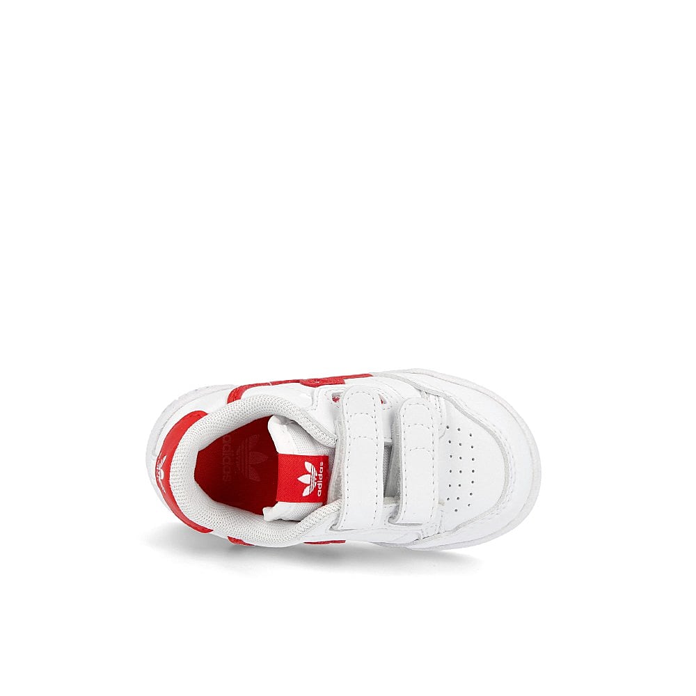 adidas continental 80 cf infants Footwear White / Vivid Red / Footwear White  Detail view 1 | Overkill