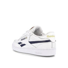 Reebok club c revenge mu White-Collegiate Navy-Matte Gold Low Top Sneakers  Material | Overkill