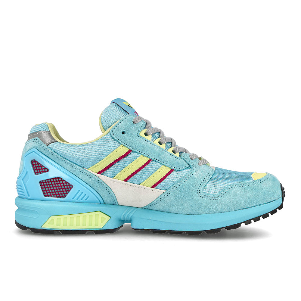 adidas wmns zx 8000 Hazy Sky / Yellow Tint / Wild Pink Low Top Sneakers  Silhouette | Overkill