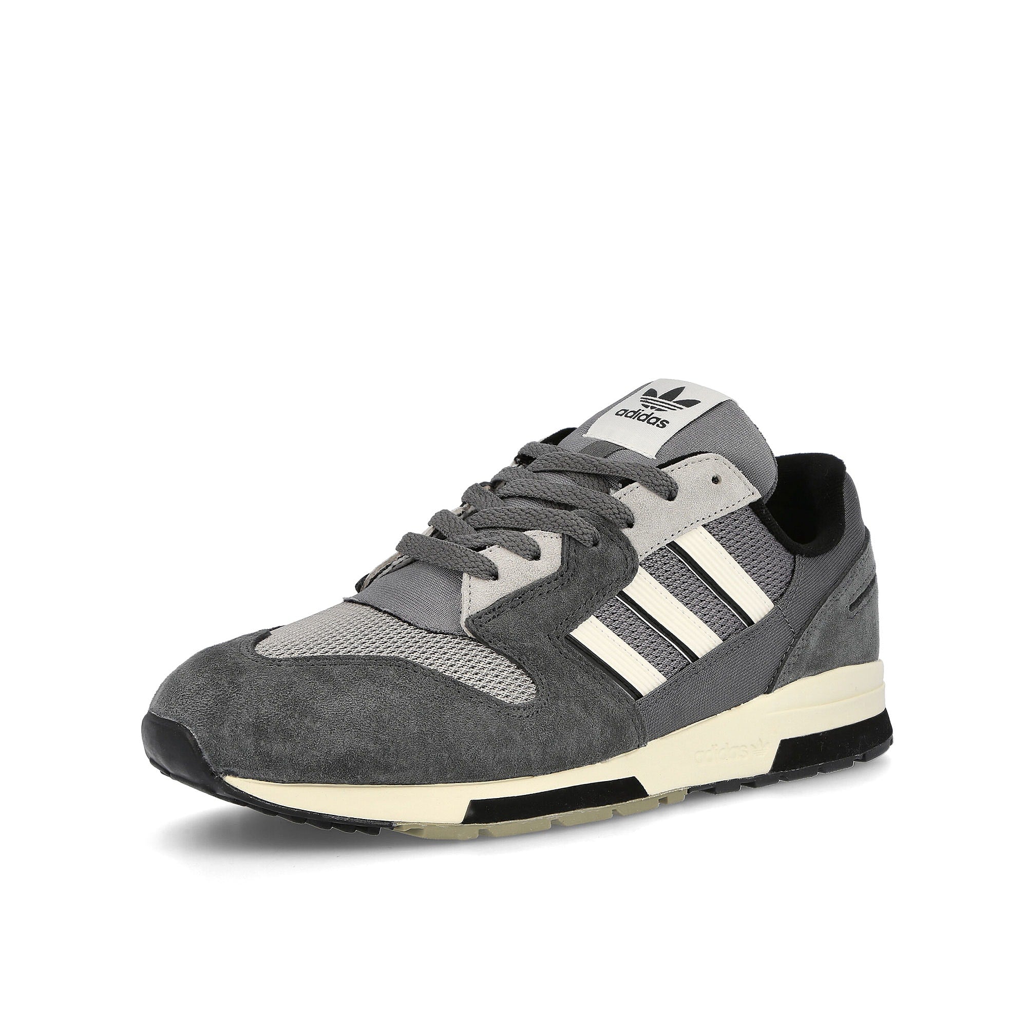 adidas zx 420 Grey Six-Off White-Feather Grey Sneakers  Close Up | Overkill