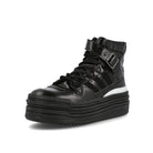 adidas AFROPUNK x adidas Triple Platforum High Core Black-Core Black-Footwear White Boots  Close Up | Overkill