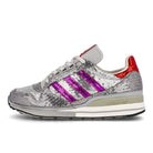 adidas wmns zx 500 Clear Grey-Shock Purple-Collegiate Red Sneakers FY4824 | Overkill