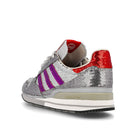 adidas wmns zx 500 Clear Grey-Shock Purple-Collegiate Red Sneakers  Material | Overkill