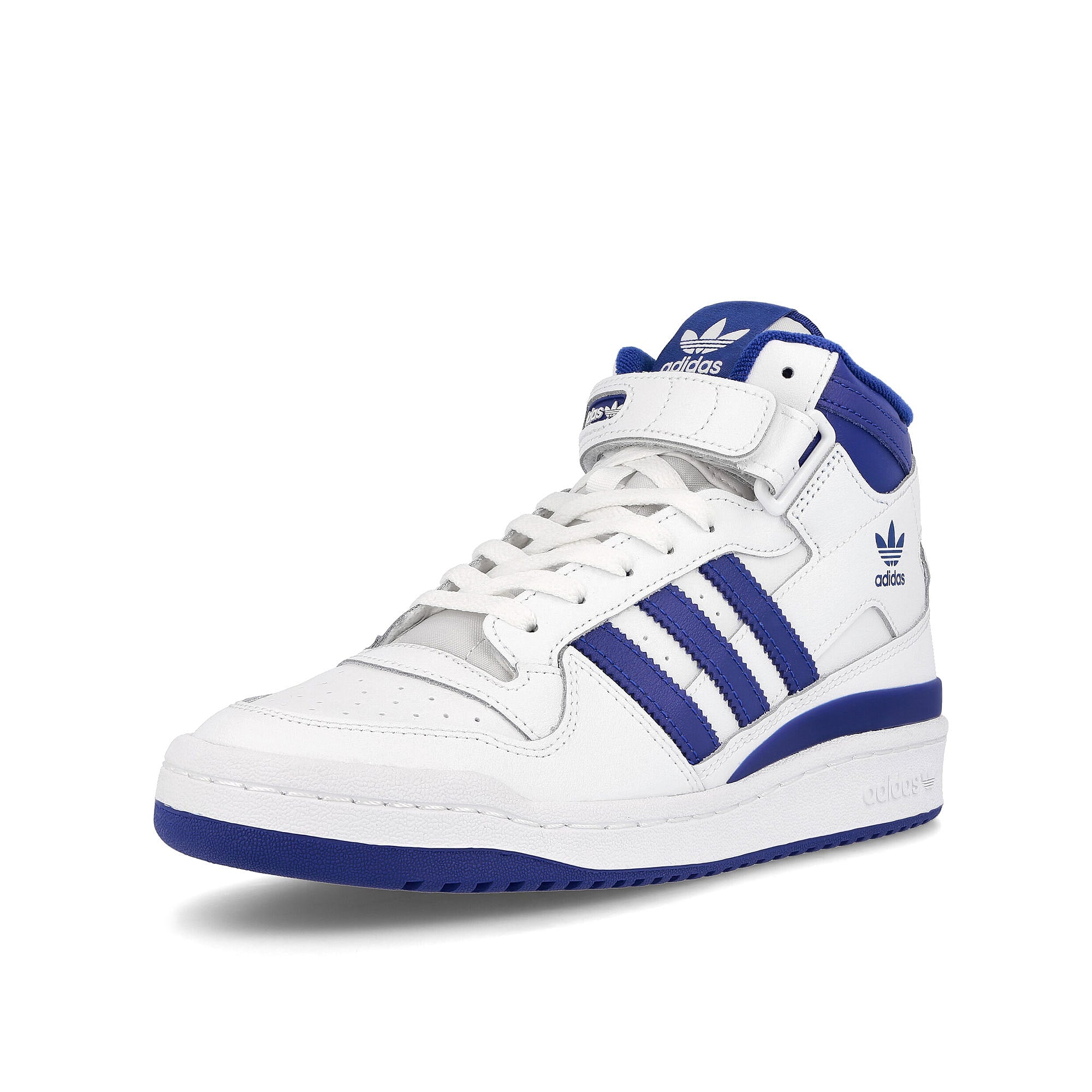 adidas forum mid Footwear White / Team Royal Blue / Footwear White  Detailfoto | Overkill