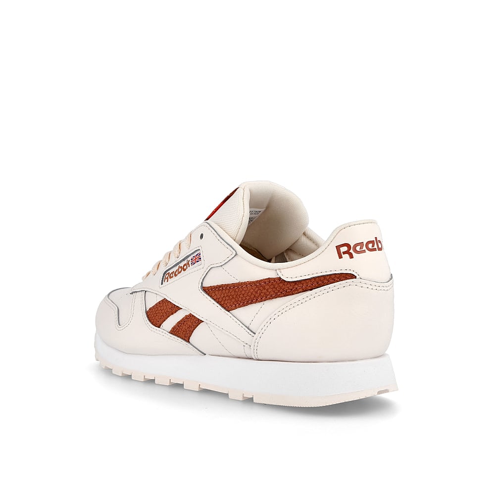 Reebok wmns classic leather Ceramic Pink-White-Baked Earth Sneakers  Material | Overkill