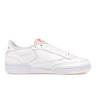 Reebok wmns club c 85 White / Ceramic Pink / Orange Flare   Material | Overkill