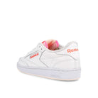 Reebok wmns club c 85 White / Ceramic Pink / Orange Flare  Close-up | Overkill