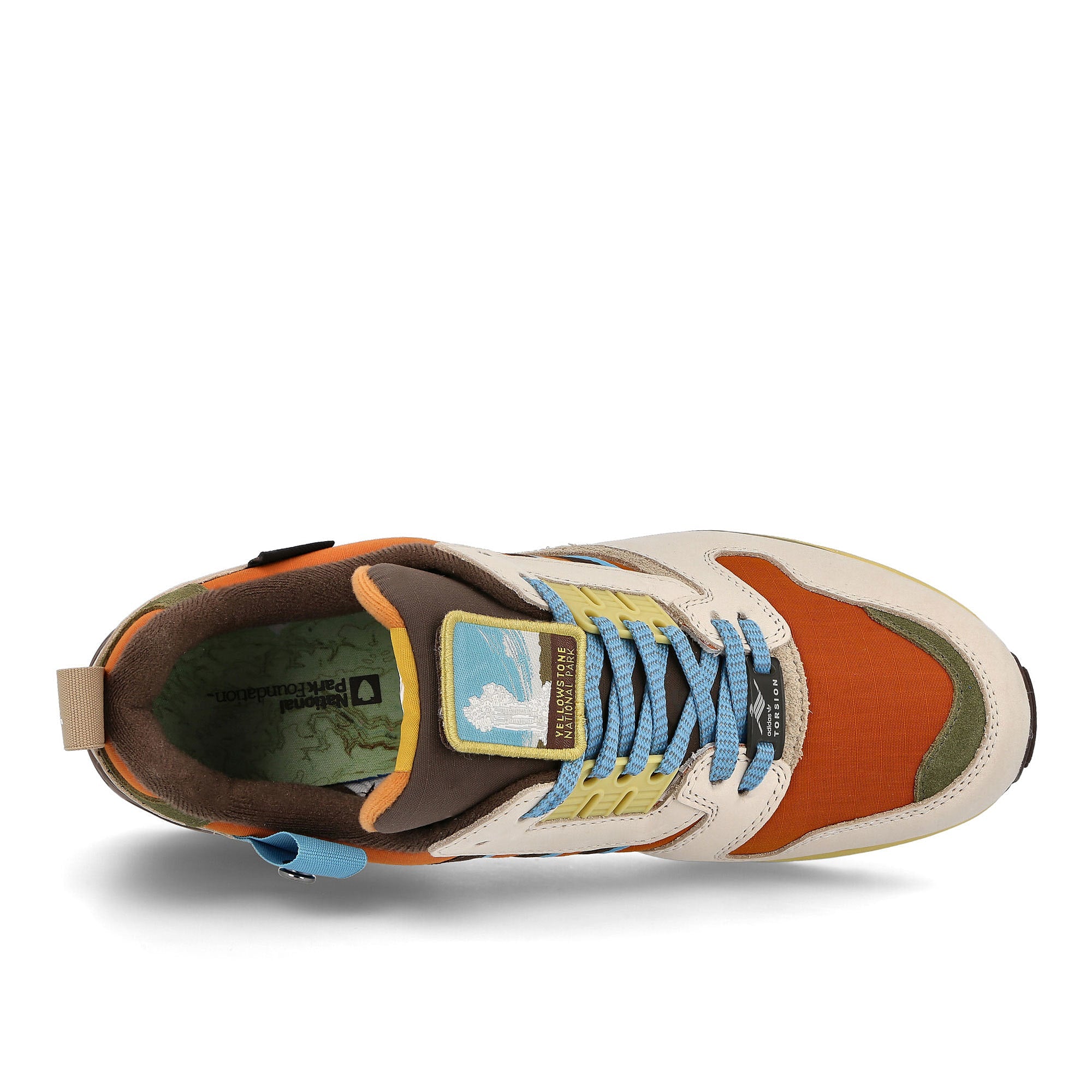 adidas National Park Foundation x adidas ZX 8000 Linen-Brown-Tech Copper Sneakers  Detailfoto | Overkill