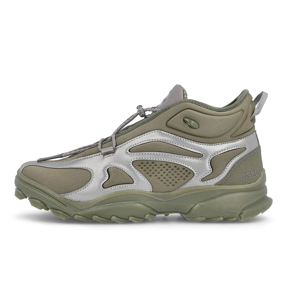 adidas 032c x adidas GSG Trail Running Stone Green-Dove Grey-Red Mid Top Sneakers FY5376 | Overkill