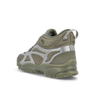 adidas 032c x adidas GSG Trail Running Stone Green-Dove Grey-Red Mid Top Sneakers  Material | Overkill