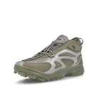 adidas 032c x adidas GSG Trail Running Stone Green-Dove Grey-Red Mid Top Sneakers  Close Up | Overkill
