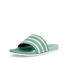 adidas adilette Hazy Green / Footwear White / Hazy Green  Detailfoto | Overkill
