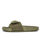 adidas Pharrell Williams x adidas Chancletas HU Olive Cargo-Olive Cargo-Olive Cargo Slides, Sandals & Slippers  | Overkill