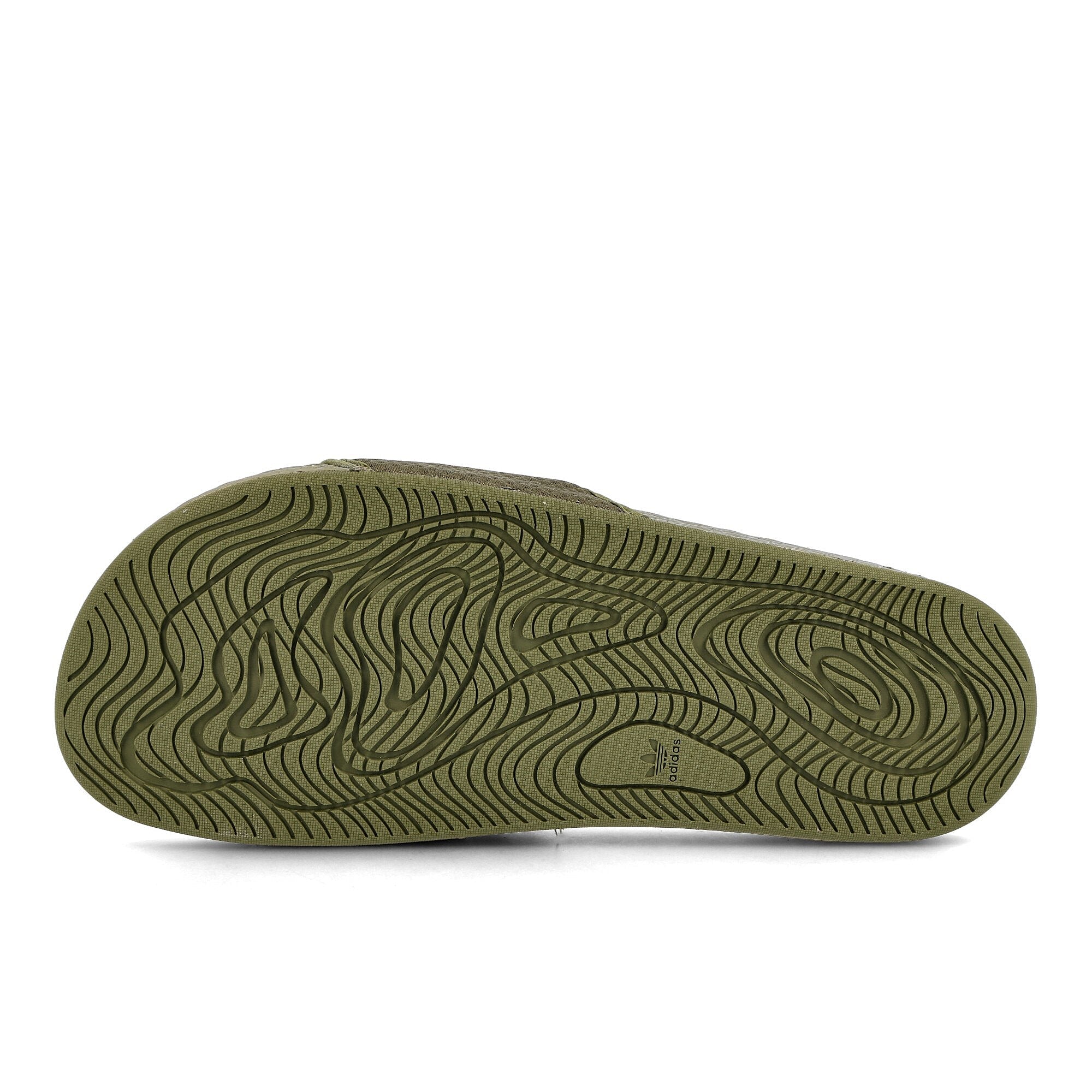 adidas Pharrell Williams x adidas Chancletas HU Olive Cargo-Olive Cargo-Olive Cargo Slides, Sandals & Slippers  Detail View 1 | Overkill