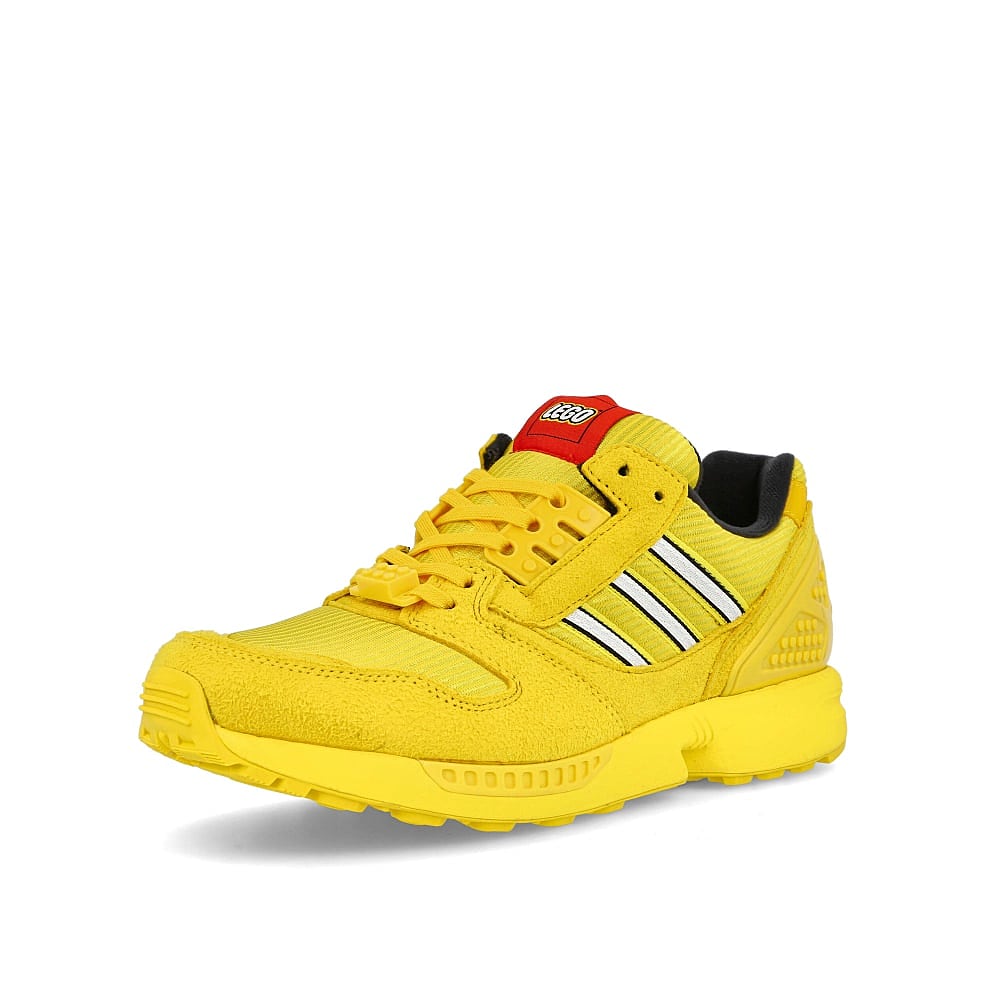 adidas LEGO x adidas ZX 8000 EQT Yellow-Footwear White-EQT Yellow Sneakers  Close Up | Overkill