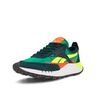 Reebok classic leather lagacy Mineral Blue-Court Green-Solar Yellow Low Top Sneakers  Close Up | Overkill