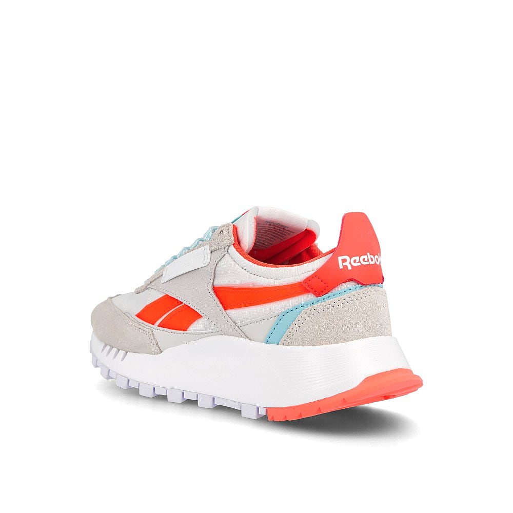 Reebok wmns classic legacy White-Orange Flare-Digital Glow Sneakers  Material | Overkill