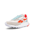 Reebok wmns classic legacy White-Orange Flare-Digital Glow Sneakers  Close Up | Overkill