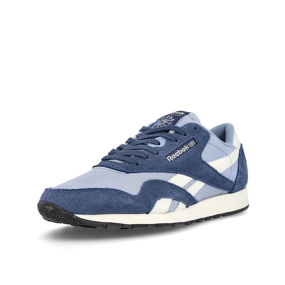 Reebok classic nylon Brave Blue-Brave Blue-Chalk Sneakers  Close Up | Overkill