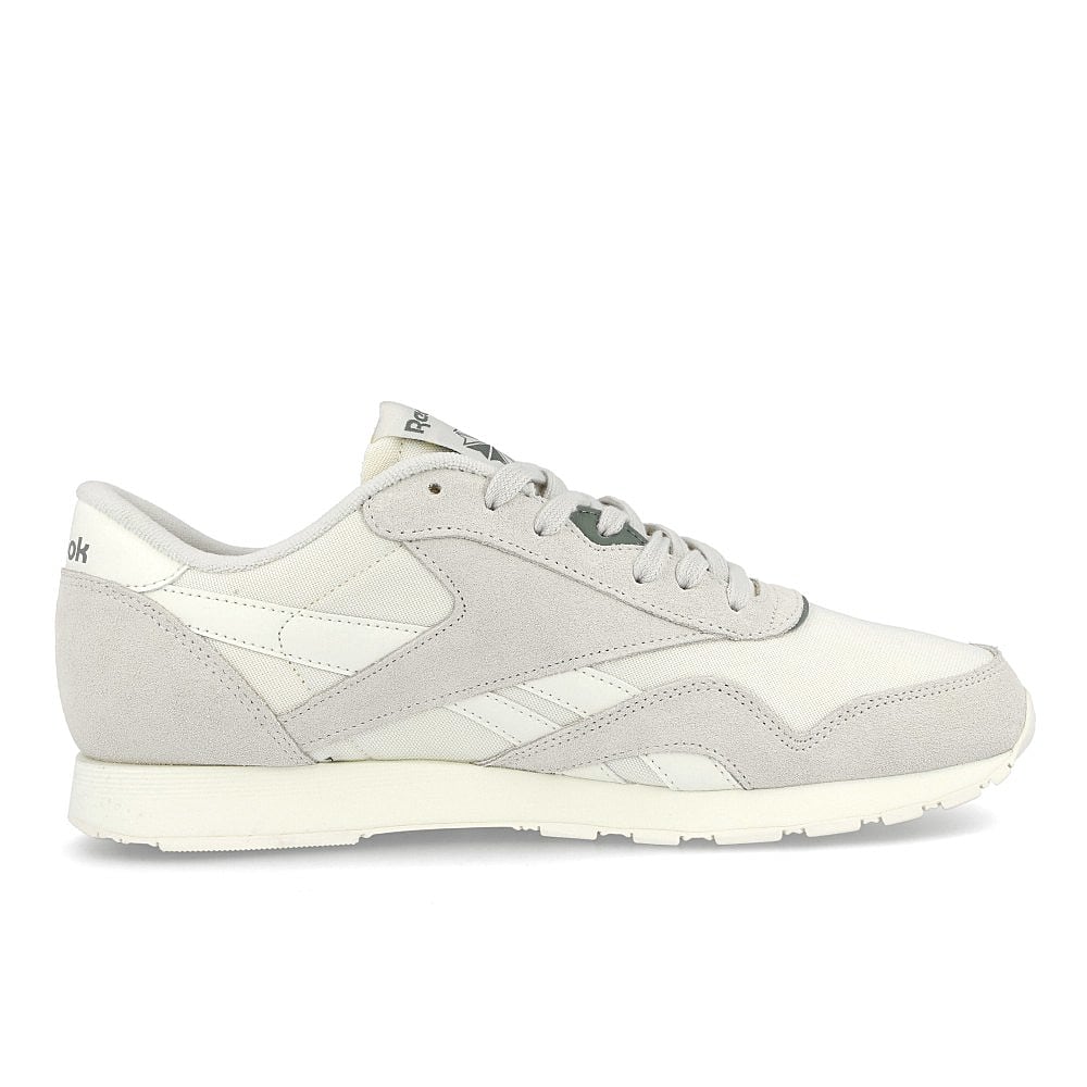 Reebok classic nylon Morning Fog / Harmony Green / Chalk   Material | Overkill