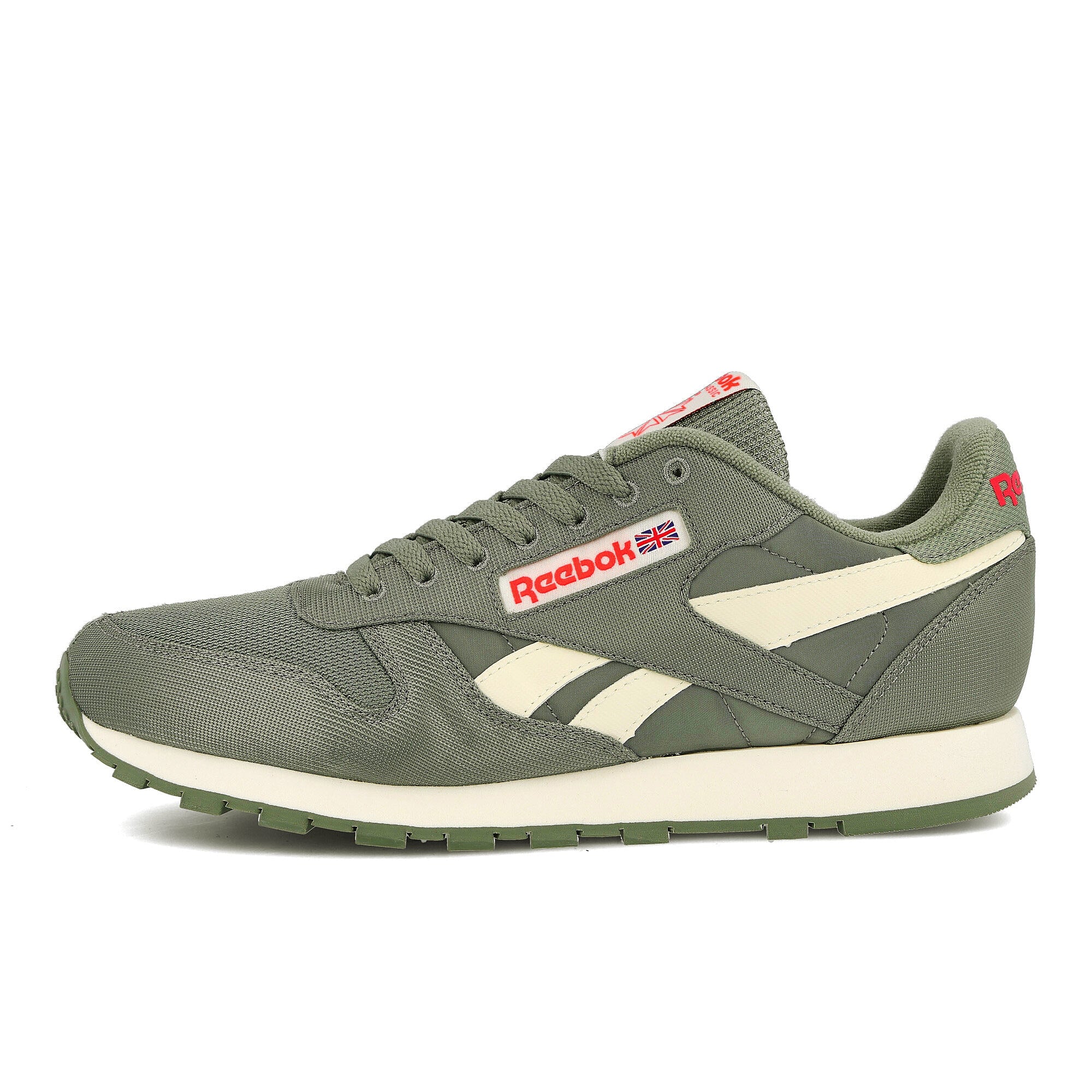 Reebok classic leather Harmony Green / Classic White / Orange Flare  FY7547 | Overkill